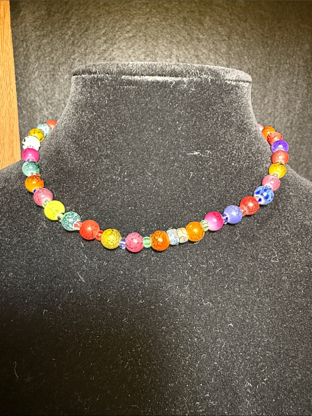Multicolor Beaded Women's Necklace - Vibrant Statement Jewelry